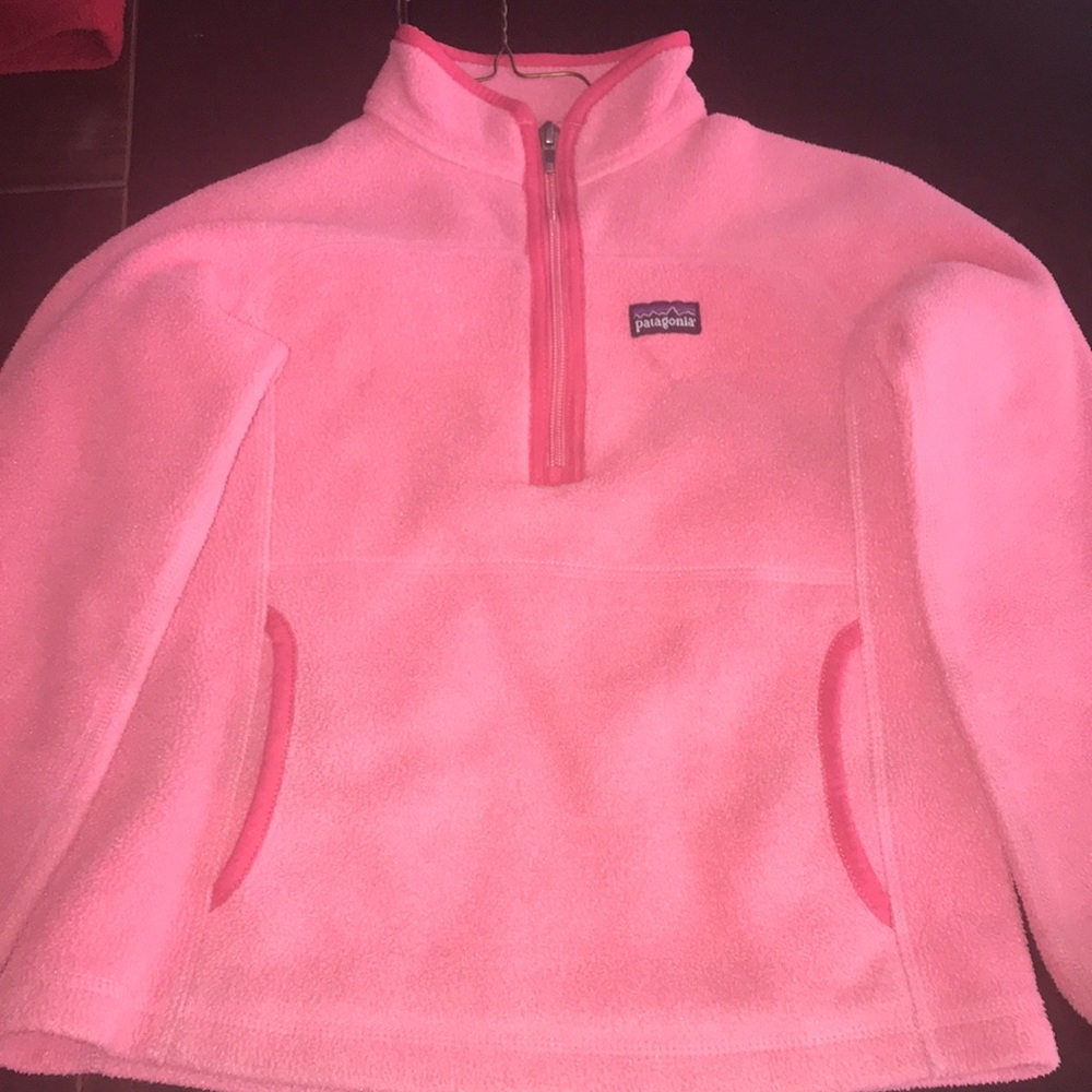 Patagonia mid weight quarter zip fleece jacket